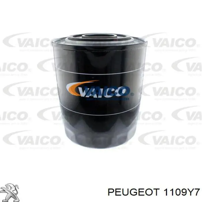 1109Y7 Peugeot/Citroen filtro de aceite