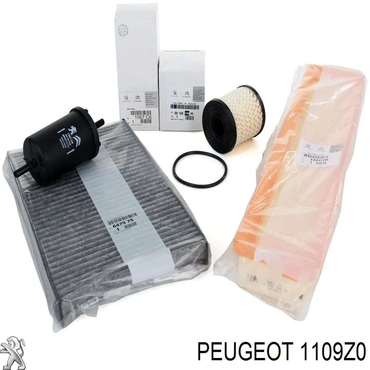 1109Z0 Peugeot/Citroen filtro de aceite