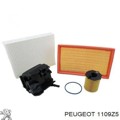 1109Z5 Peugeot/Citroen filtro de aceite