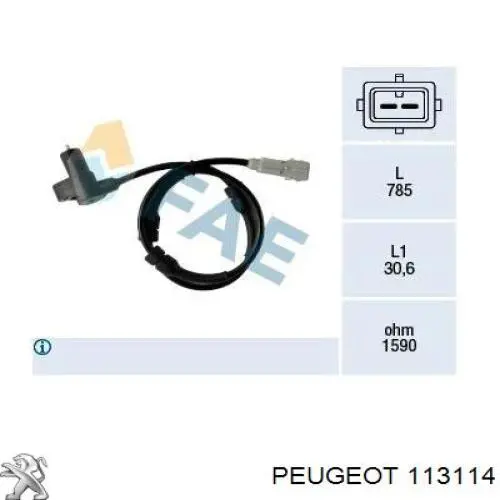 Comprar 113114 Peugeot/Citroen Sensor de presión de aceite