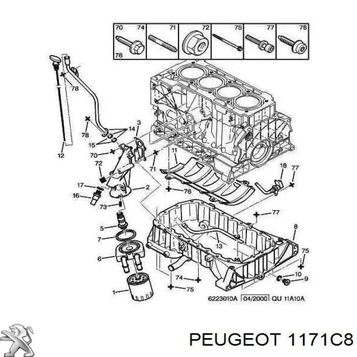 Comprar 1171C8 Peugeot/Citroen 