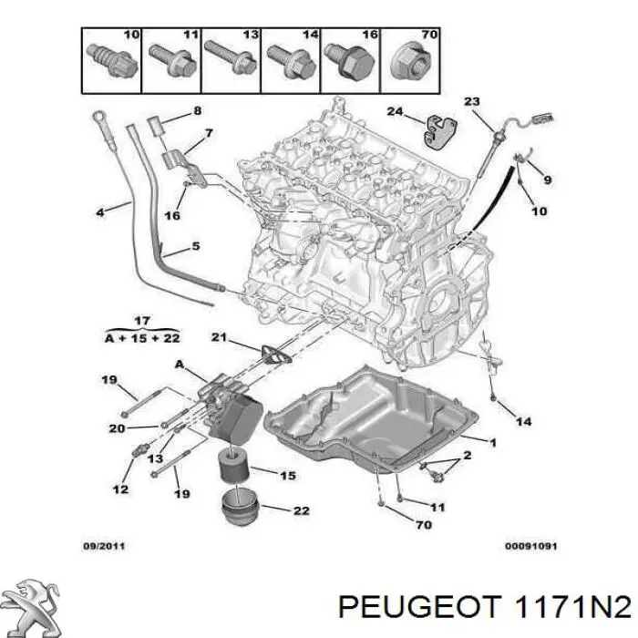  Peugeot/Citroen 1171N2 precio, desde 4,57 EUR