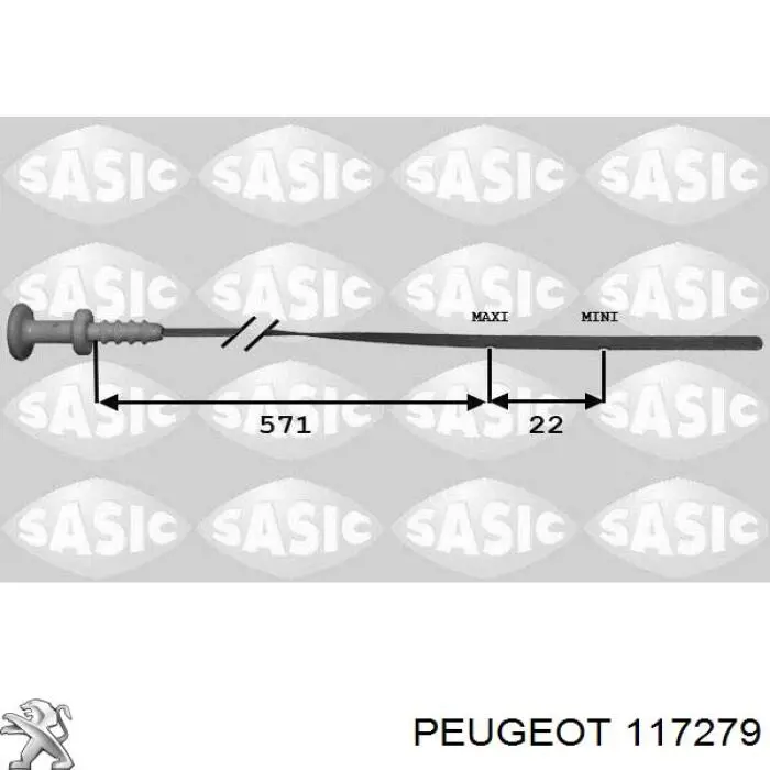 Varilla del nivel de aceite Peugeot/Citroen 117279 precio, desde 4,79 EUR