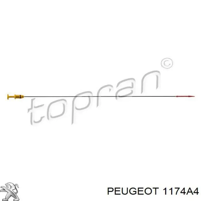 Varilla del nivel de aceite Peugeot/Citroen 1174A4 precio, desde 6,71 EUR