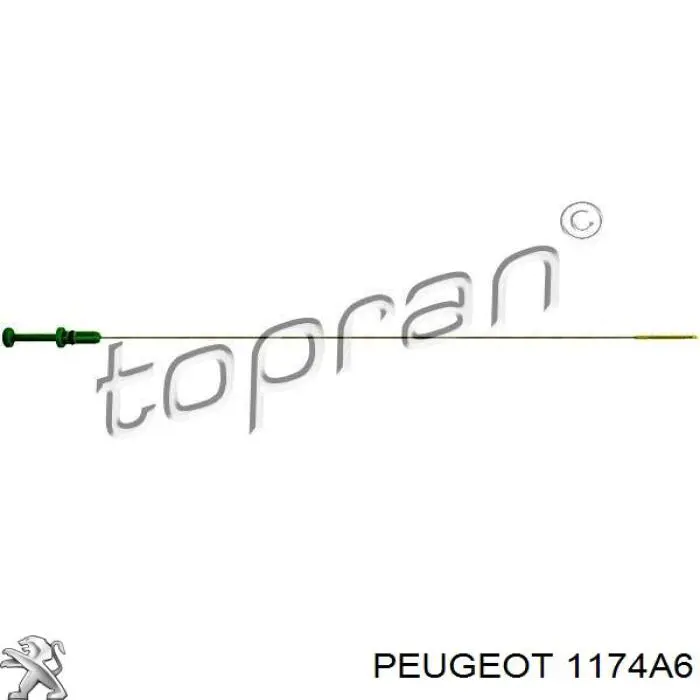 Comprar 1174A6 Peugeot/Citroen Varilla aceite