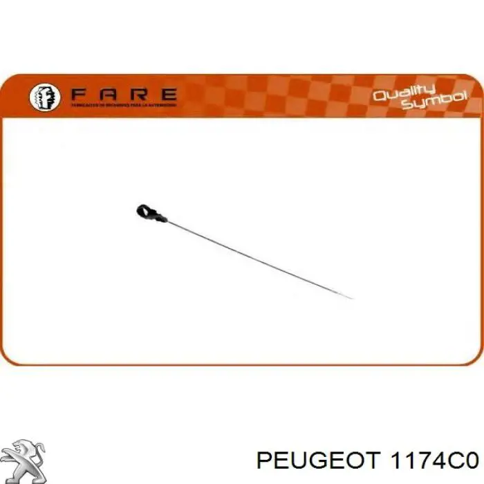 Comprar 1174C0 Peugeot/Citroen Varilla aceite