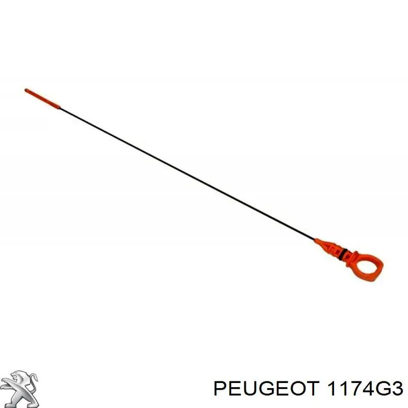 Varilla del nivel de aceite Peugeot 208 CA, CC