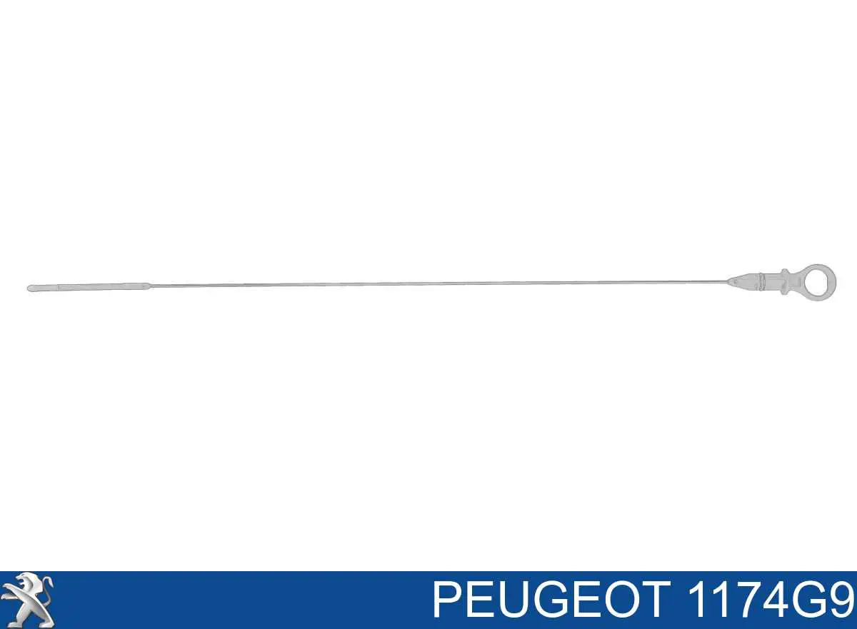 1174G9 Peugeot/Citroen Medidor de aceite