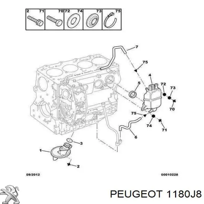 1180J8 Peugeot/Citroen