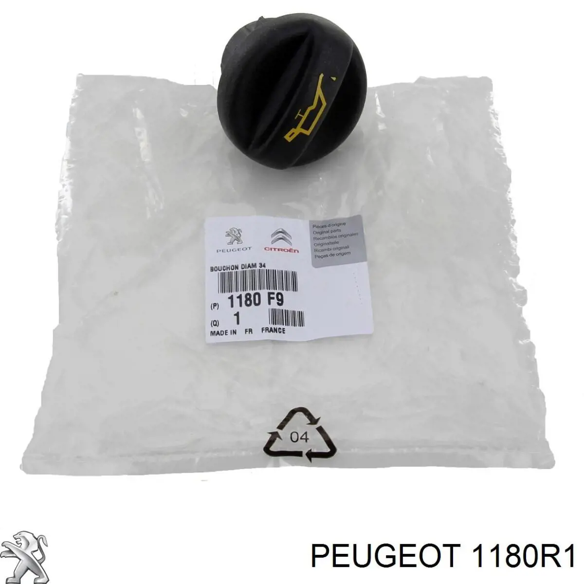 Comprar 1180R1 Peugeot/Citroen Tapa de aceite de motor