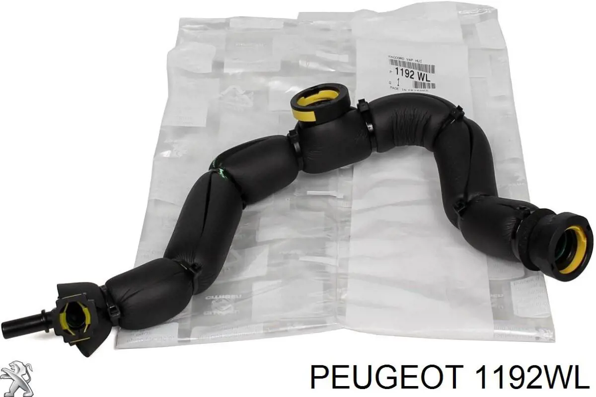 1192V8 Peugeot/Citroen tubo de ventilacion del carter (separador de aceite)