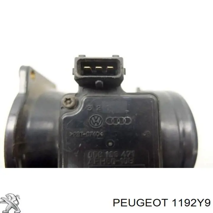 1192Y9 Peugeot/Citroen medidor de masa de aire