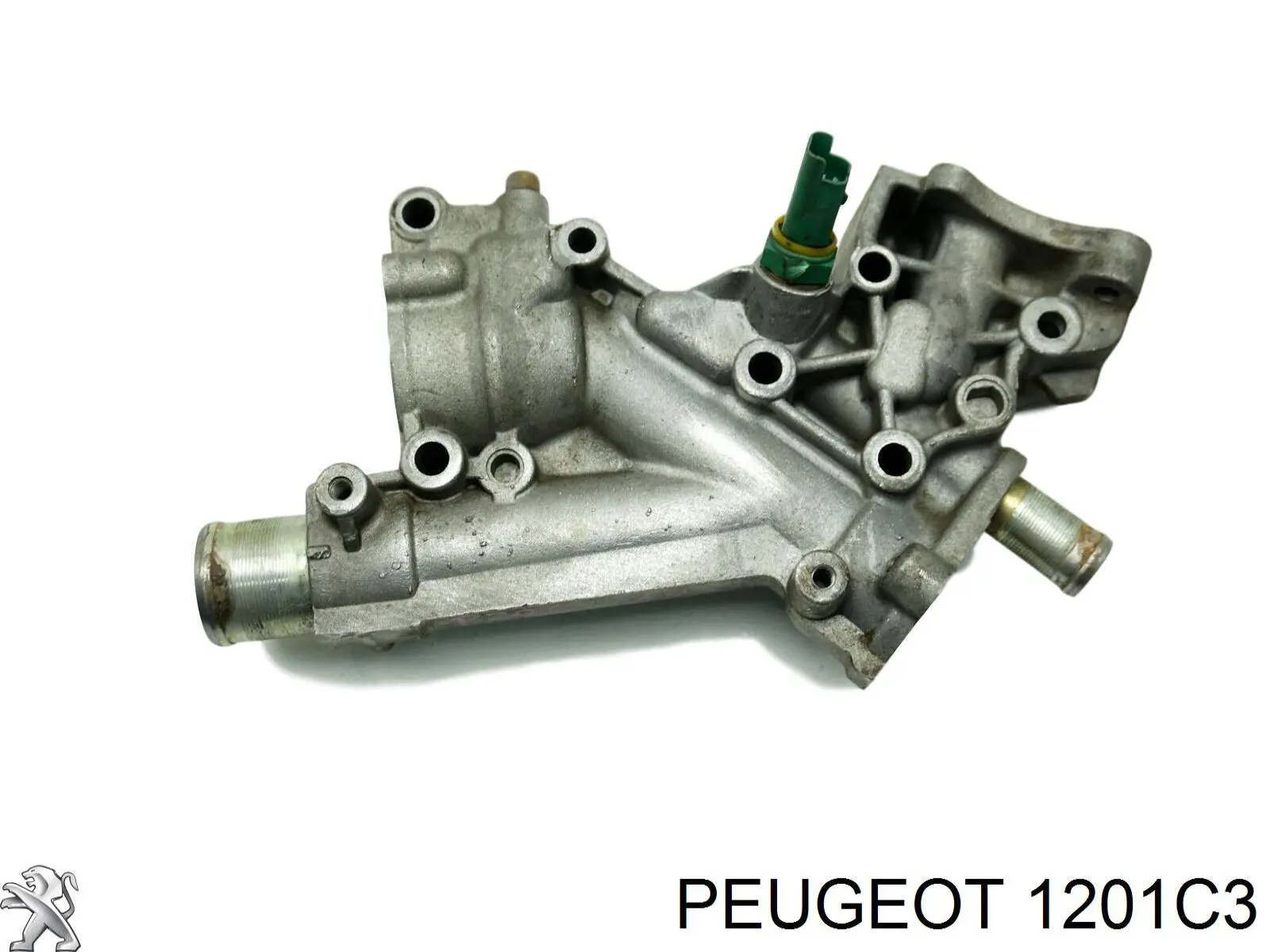 1201C3 Peugeot/Citroen brida del sistema de refrigeración (triple)