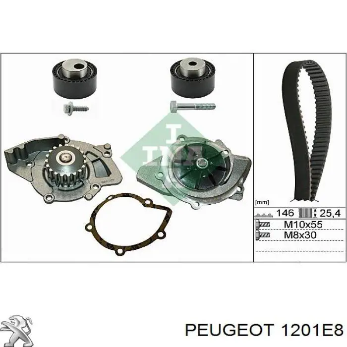 Comprar 1201E8 Peugeot/Citroen Bomba de agua para motor