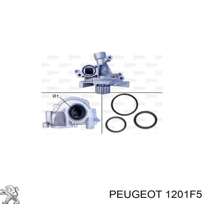 Bomba de agua 1201F5 Peugeot/Citroen