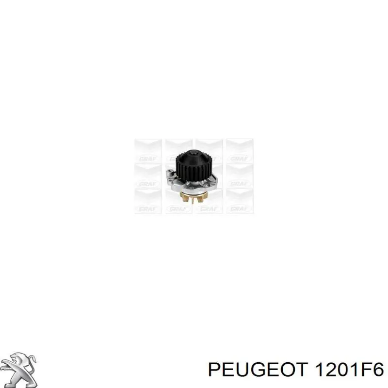 Bomba de agua 1201F6 Peugeot/Citroen