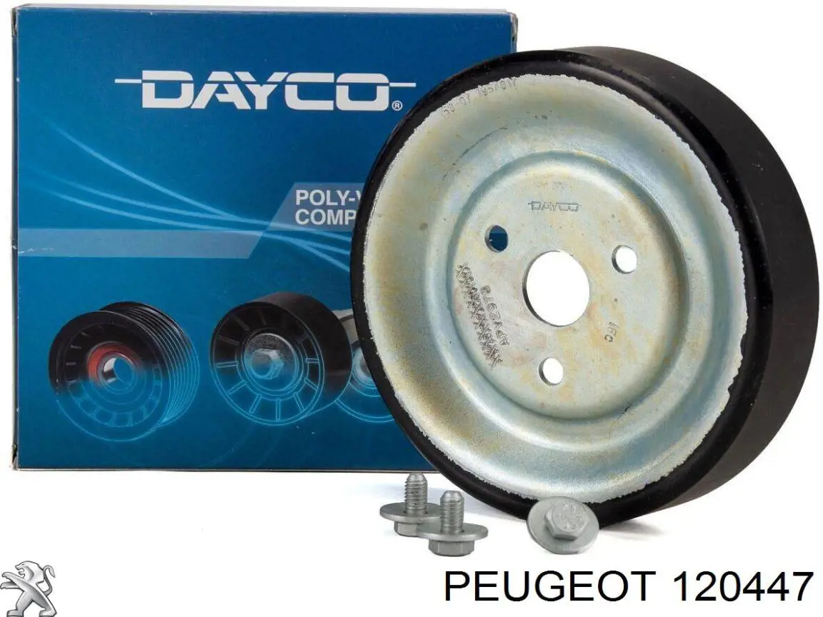 120447 Peugeot/Citroen Polea de la bomba de agua