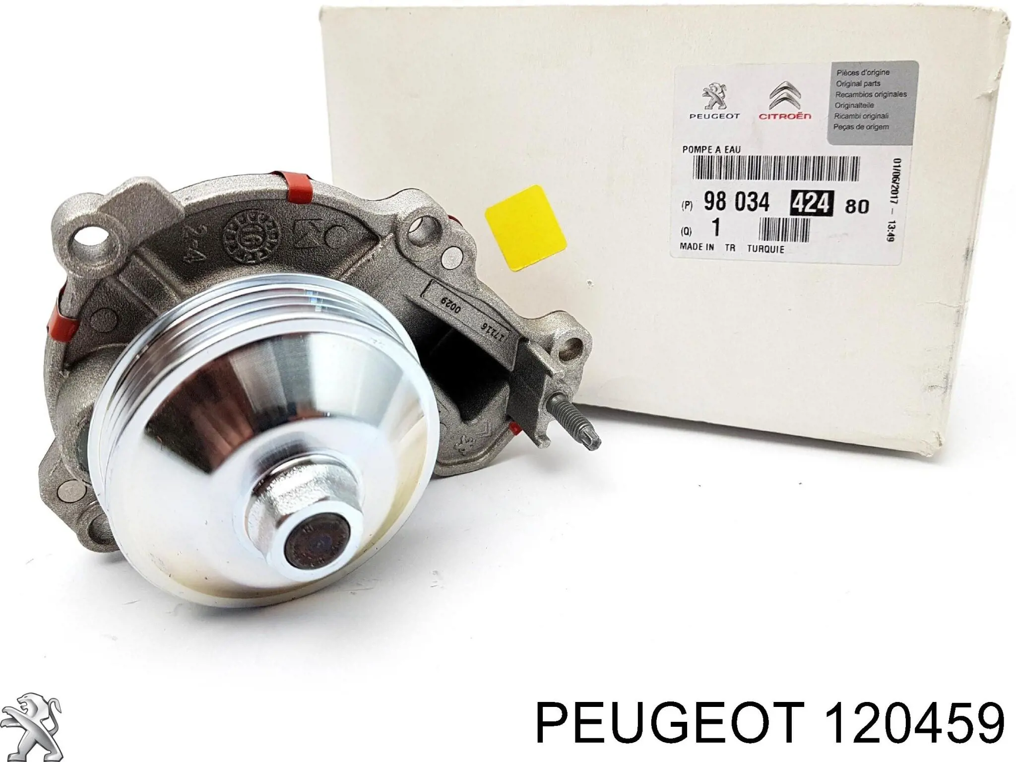 120459 Peugeot/Citroen Polea de la bomba de agua