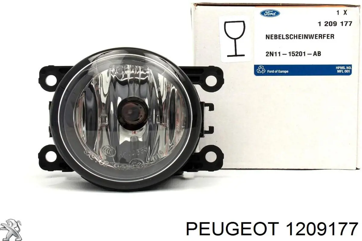 Luz antiniebla Peugeot/Citroen 1209177 precio, desde 27,59 EUR