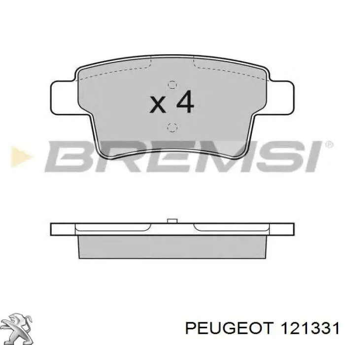 121331 Peugeot/Citroen manguera (conducto del sistema de refrigeración)