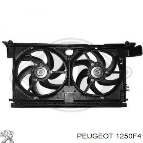 Ventilador de refrigeración del motor Peugeot/Citroen 1250F4