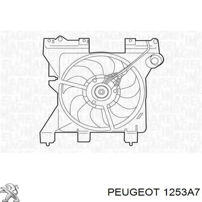 Ventilador, refrigeración motor Peugeot/Citroen 1253A7 precio, desde 64,39 EUR
