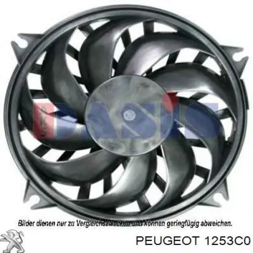 Comprar 1253C0 Peugeot/Citroen Ventilador del motor