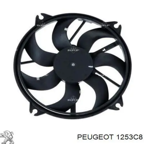 Ventilador de radiador Peugeot/Citroen 1253C8 precio, desde 77,39 EUR