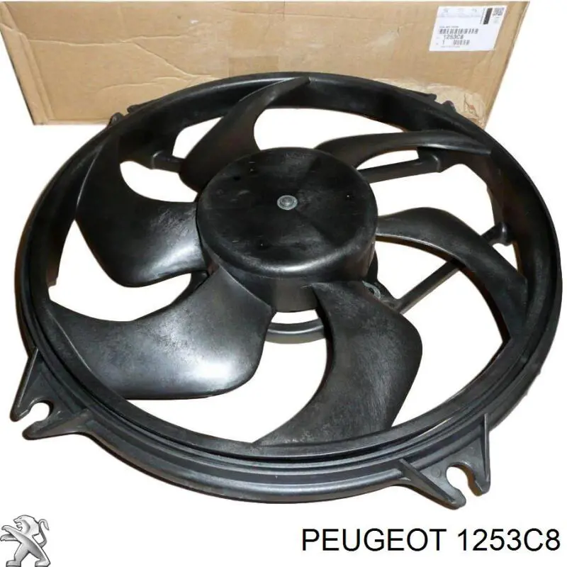 1253C8 Peugeot/Citroen ventilador del motor
