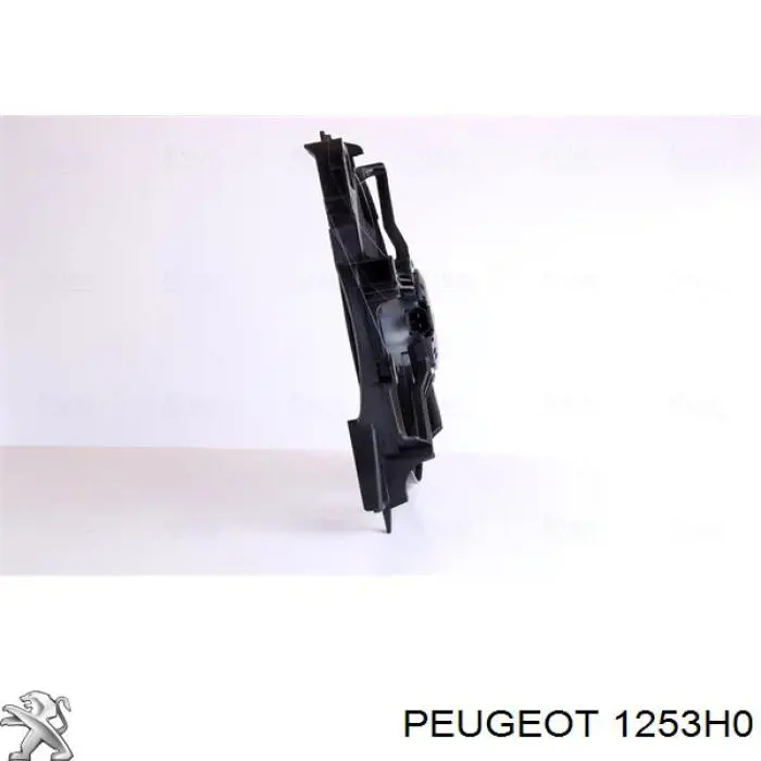 Ventilador (rodete +motor) refrigeración del motor con electromotor completo Peugeot 207 WA, WC