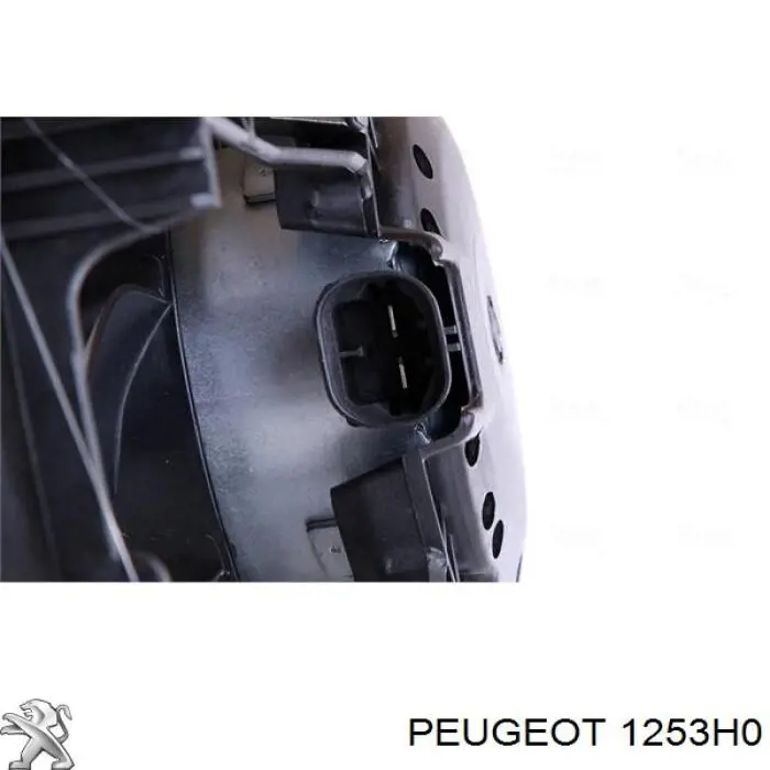 Ventilador (rodete +motor) refrigeración del motor con electromotor completo Peugeot 207 WA, WC