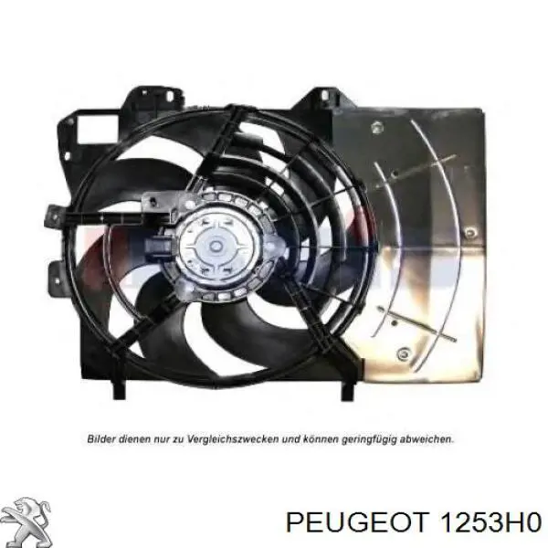 1253H0 Peugeot/Citroen ventilador del motor
