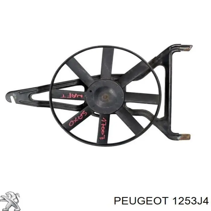 1253J4 Peugeot/Citroen Electroventilador del motor