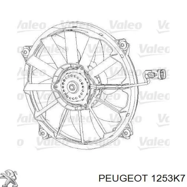 1253K7 Peugeot/Citroen ventilador del motor