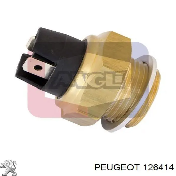 Sensor, temperatura del refrigerante (encendido el ventilador del radiador) PEUGEOT 126414