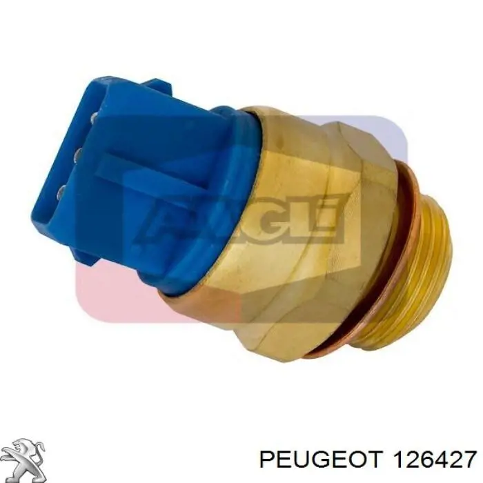 Comprar 126427 Peugeot/Citroen Sensor de temperatura del refrigerante, salpicadero