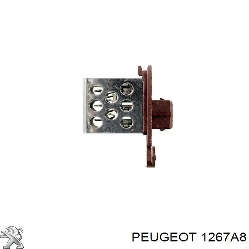 1267A8 Peugeot/Citroen control de velocidad de el ventilador de enfriamiento (unidad de control)