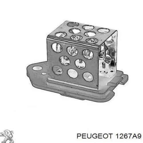 Comprar 1267A9 Peugeot/Citroen Regulador de velocidad del ventilador de refrigeración (unidad de control)