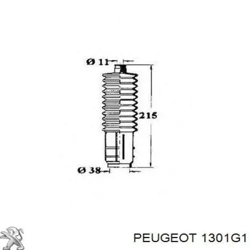 1301G1 Peugeot/Citroen radiador