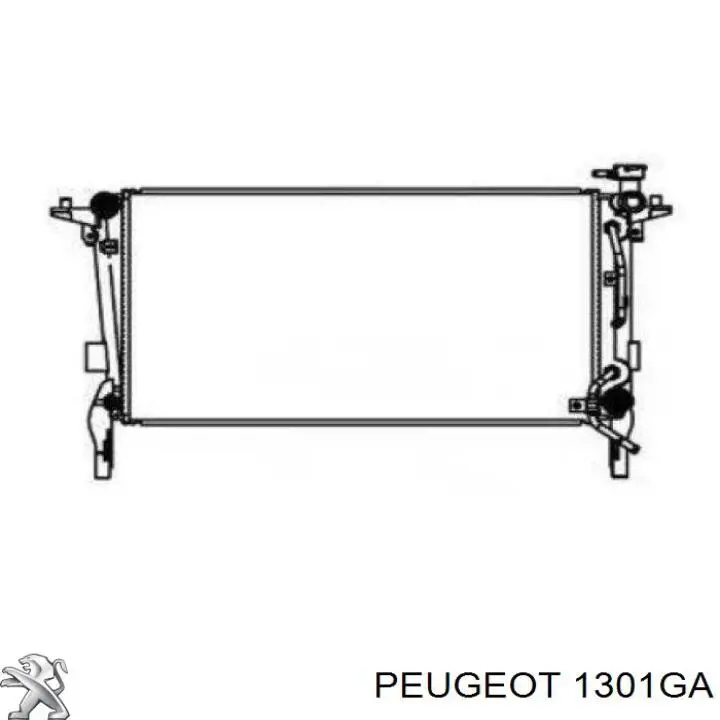 1301GA Peugeot/Citroen radiador