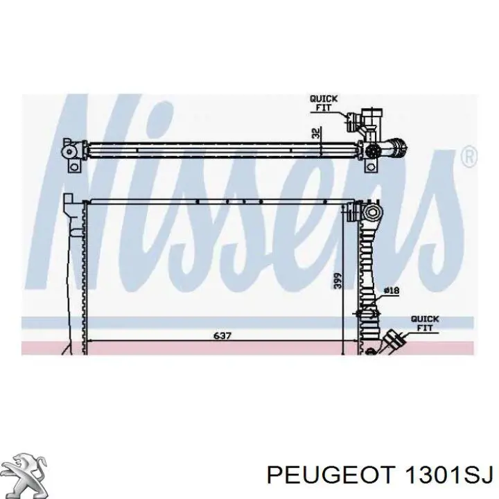1301SJ Peugeot/Citroen radiador