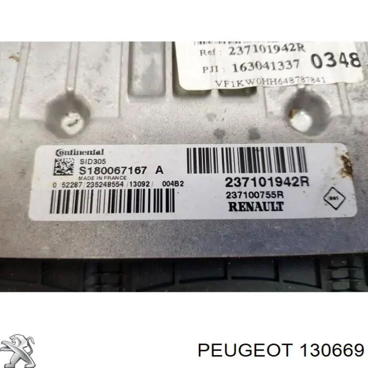 130669 Peugeot/Citroen sensor de nivel de refrigerante del estanque