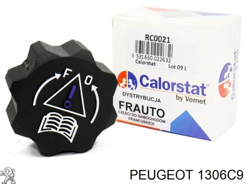 Tapon liquido refrigerante Peugeot/Citroen 1306C9 precio, desde 2,46 EUR