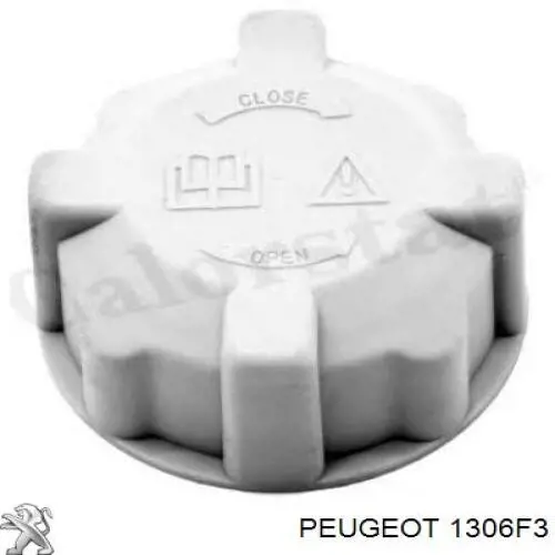 1306F3 Peugeot/Citroen tapón, depósito de refrigerante