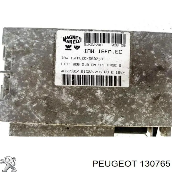 130765 Peugeot/Citroen manguera (conducto del sistema de refrigeración)