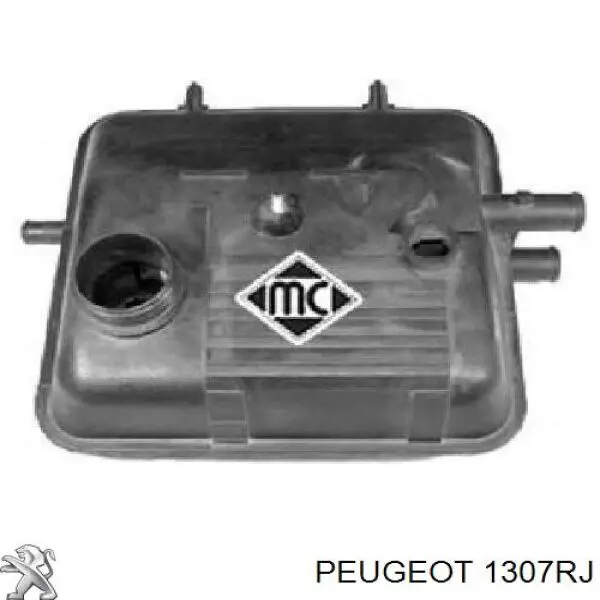 1307RJ Peugeot/Citroen vaso de expansión, refrigerante