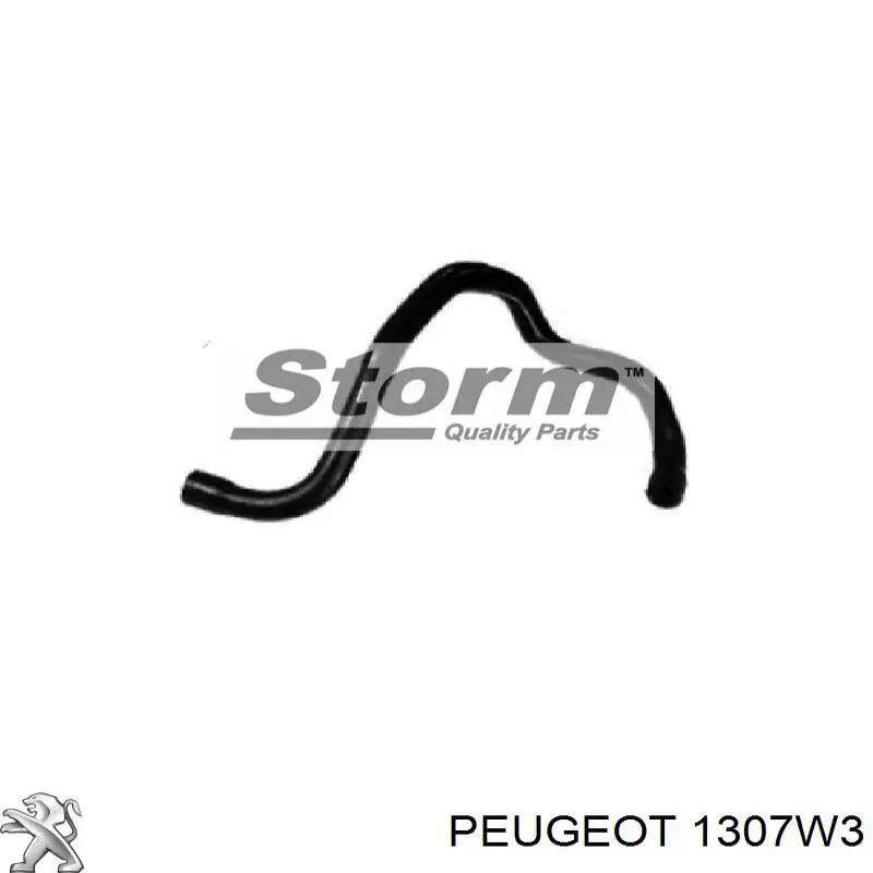 1307W3 Peugeot/Citroen manguera (conducto del sistema de refrigeración)
