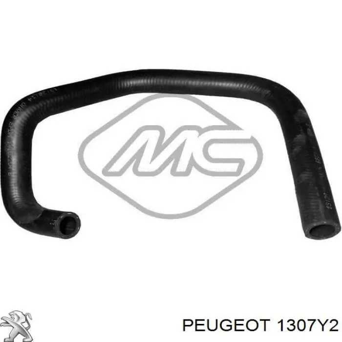 1307Y2 Peugeot/Citroen manguera (conducto del sistema de refrigeración)