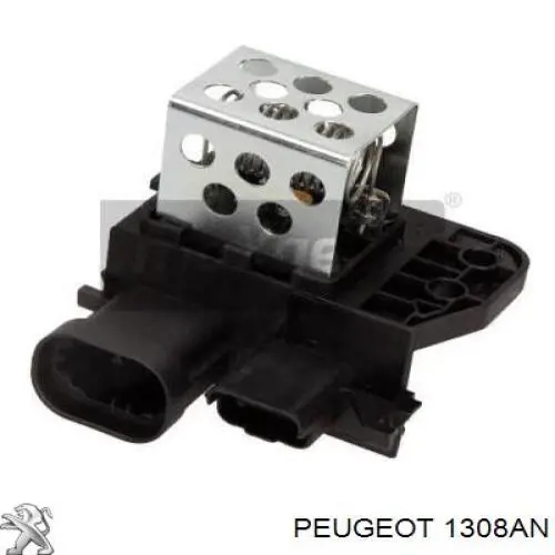 1308AN Peugeot/Citroen control de velocidad de el ventilador de enfriamiento (unidad de control)
