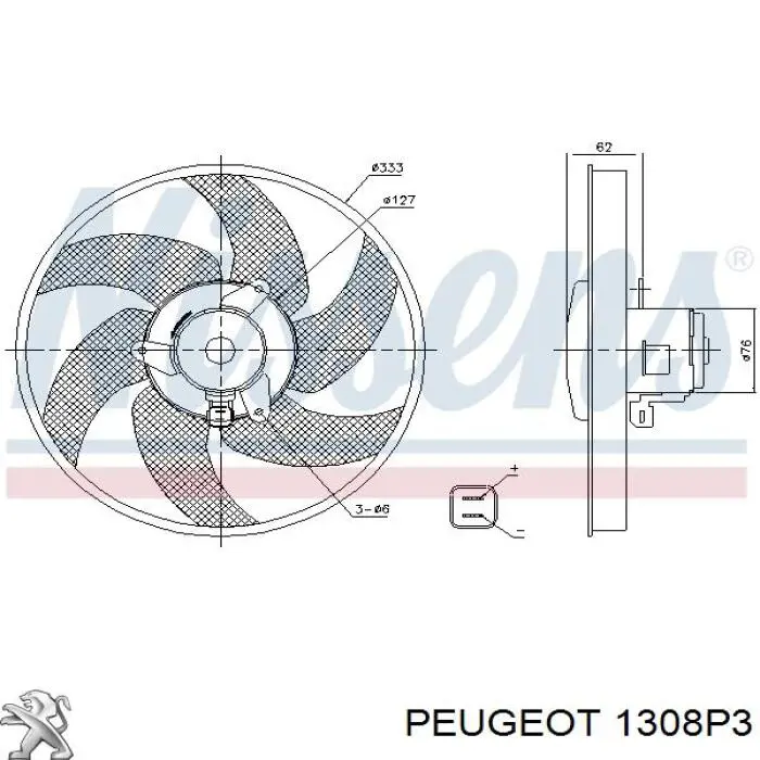 Comprar 1308P3 Peugeot/Citroen Bastidor, radiador